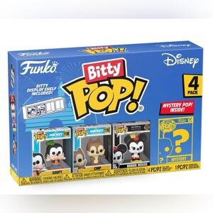 Funko Bitty Pop! Disney Characters Set with Mystery Pop Inside